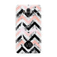 Personalised Marble Pattern Initials Huawei Mate 10 Protective Phone Case
