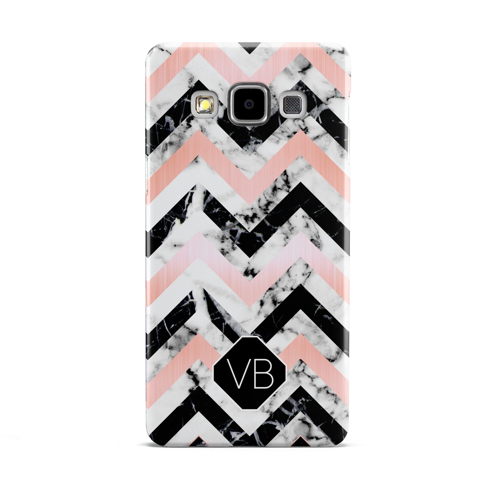 Personalised Marble Pattern Initials Samsung Galaxy A5 Case