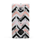Personalised Marble Pattern Initials Samsung Galaxy A7 2015 Case