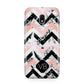 Personalised Marble Pattern Initials Samsung Galaxy J3 2017 Case
