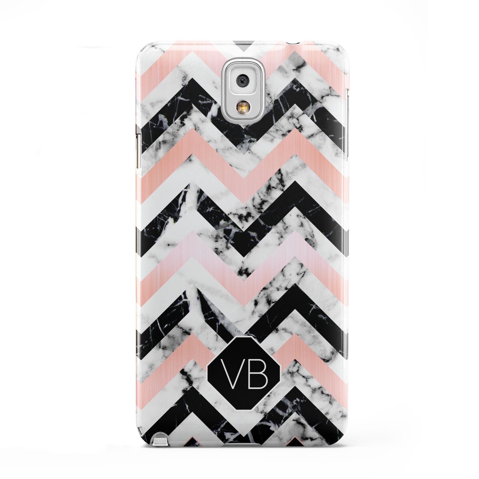 Personalised Marble Pattern Initials Samsung Galaxy Note 3 Case