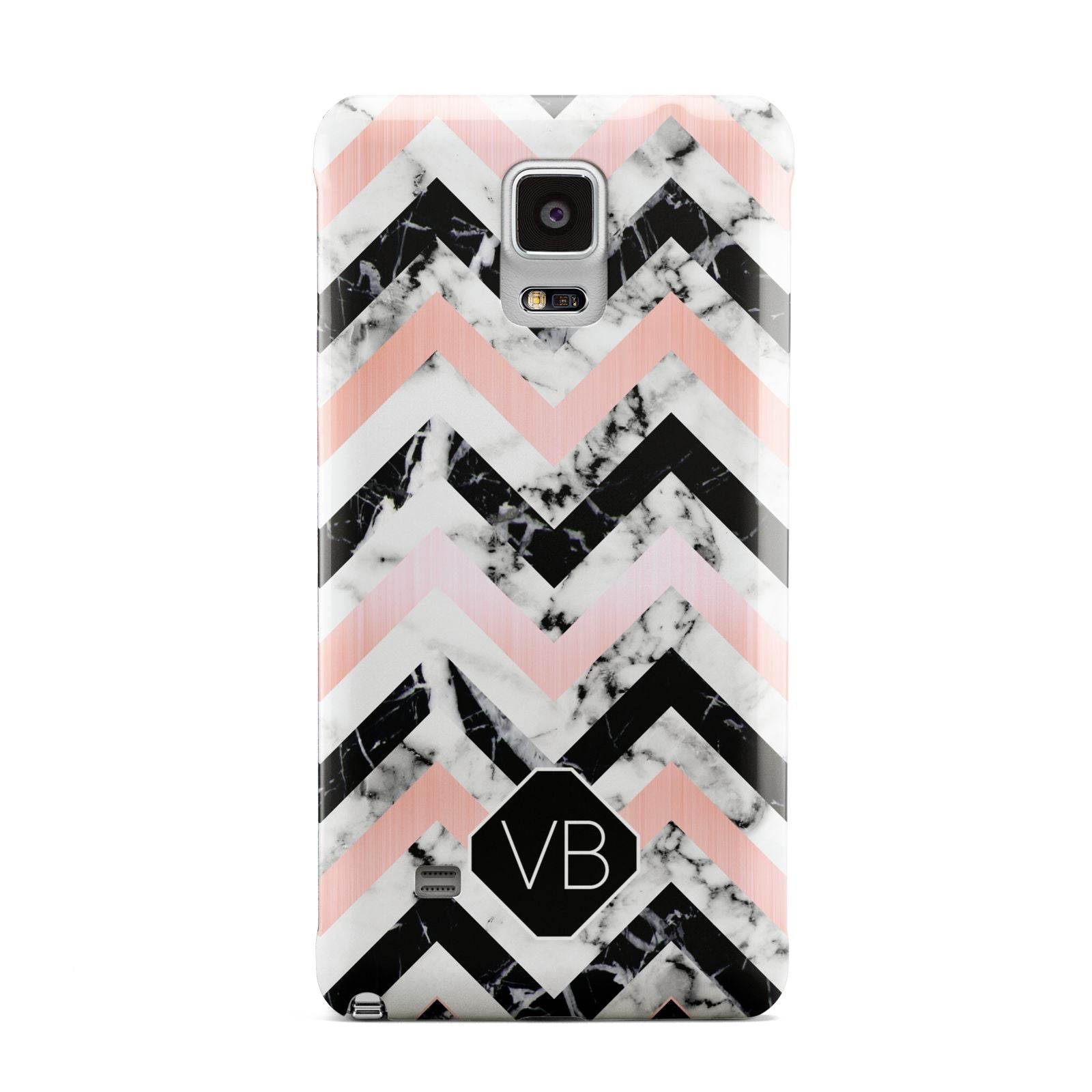 Personalised Marble Pattern Initials Samsung Galaxy Note 4 Case