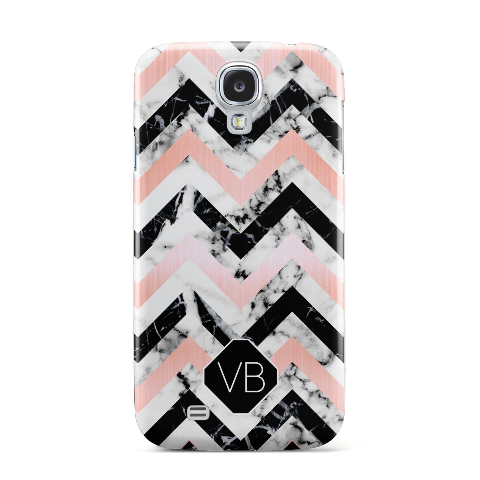 Personalised Marble Pattern Initials Samsung Galaxy S4 Case