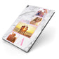 Personalised Marble Photo Collage Apple iPad Case on Grey iPad Side View