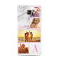 Personalised Marble Photo Collage Samsung Galaxy A3 2016 Case on gold phone