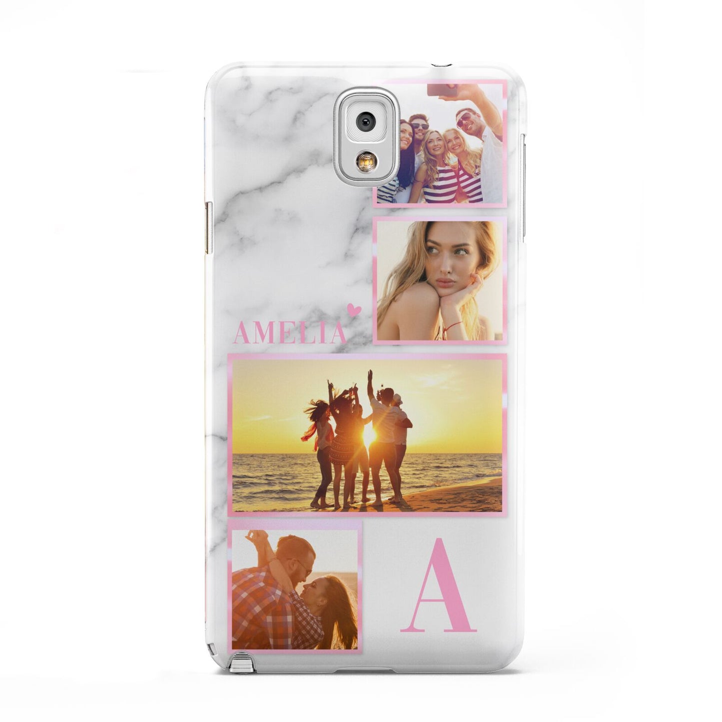 Personalised Marble Photo Collage Samsung Galaxy Note 3 Case