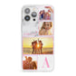Personalised Marble Photo Collage iPhone 13 Pro Max Clear Bumper Case