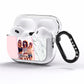 Personalised Marble Photo Name AirPods Pro Clear Case Side Image