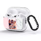 Personalised Marble Photo Name AirPods Pro Glitter Case Side Image