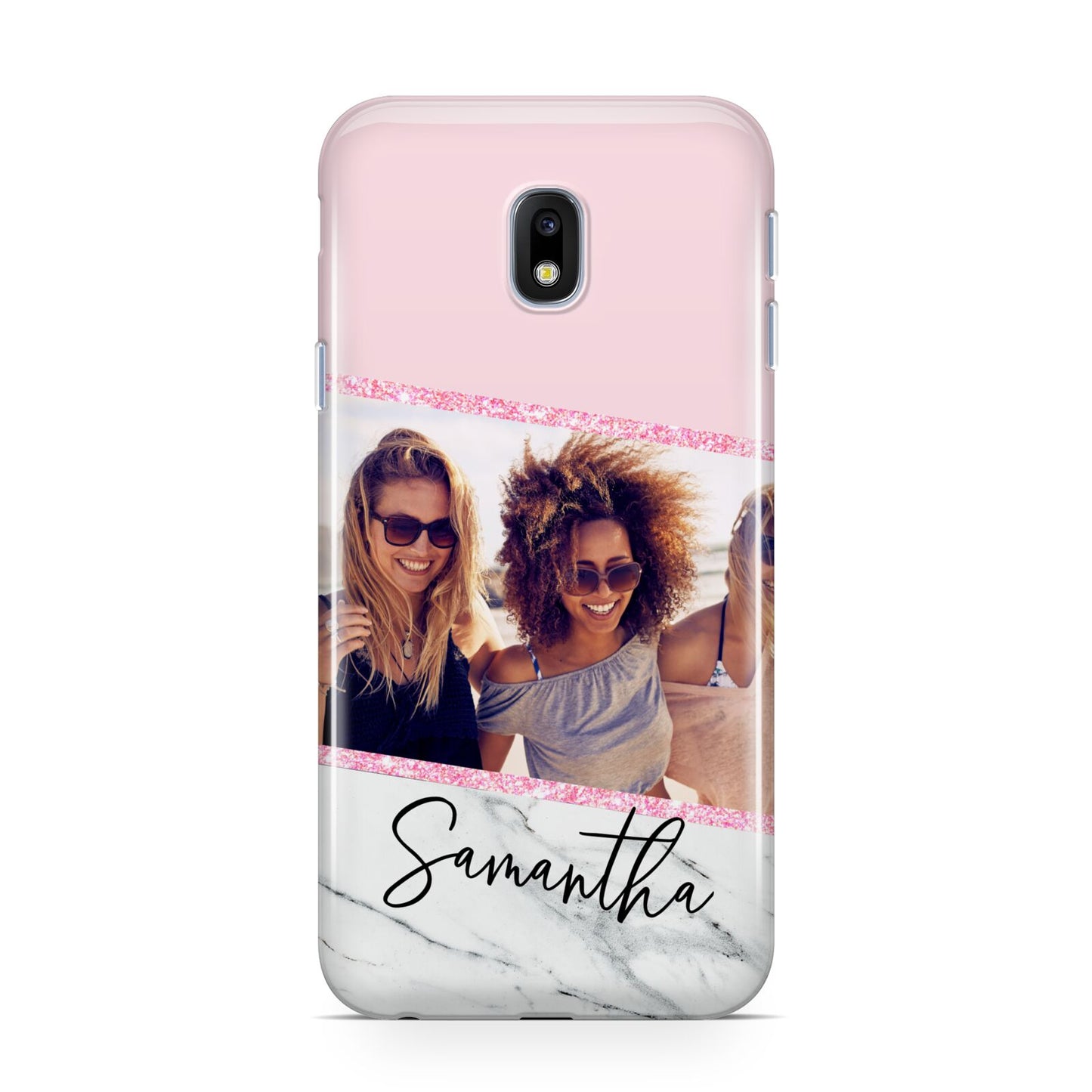 Personalised Marble Photo Name Samsung Galaxy J3 2017 Case