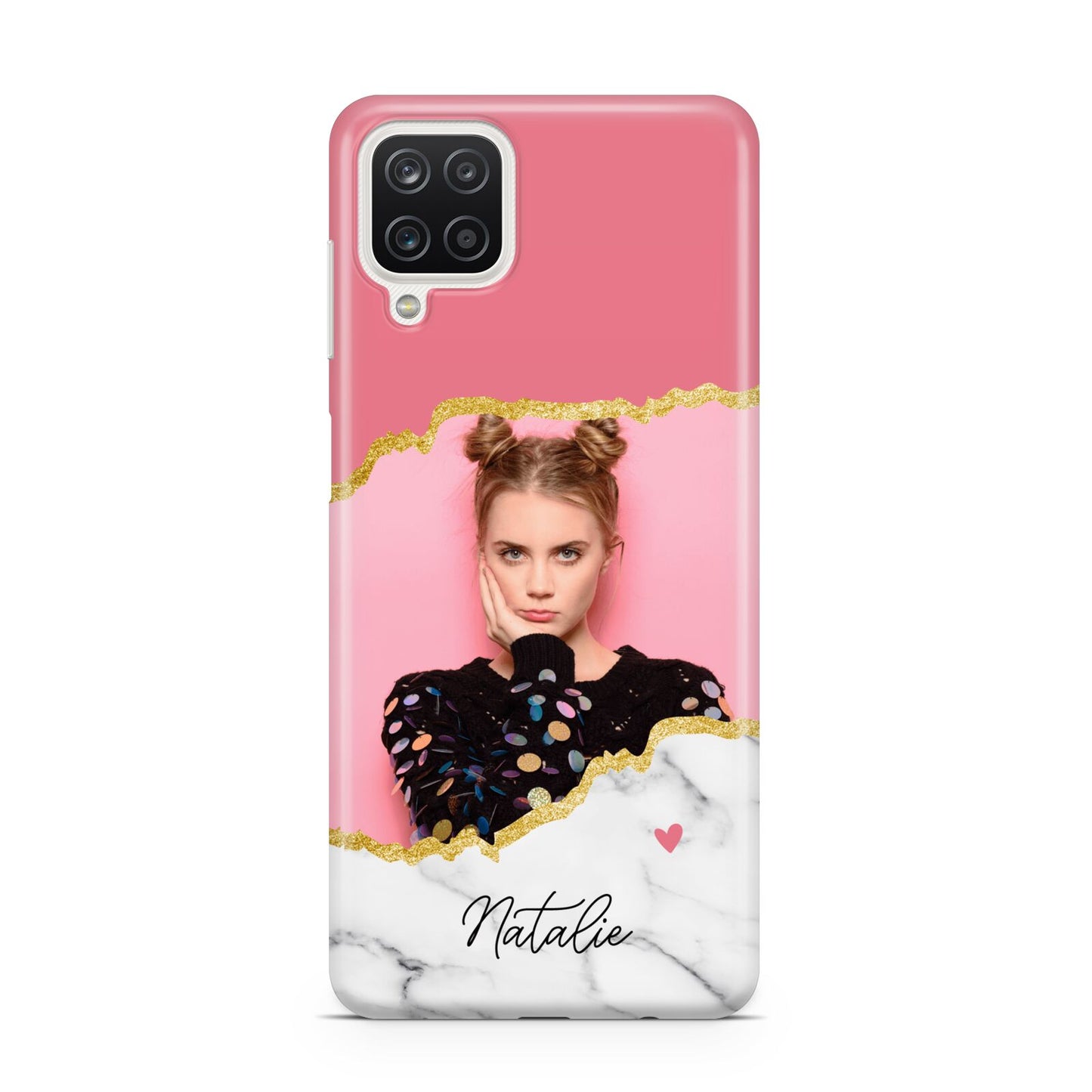 Personalised Marble Photo Samsung M12 Case