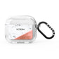 Personalised Marble Rose Gold Name Initials AirPods Glitter Case 3rd Gen