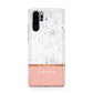 Personalised Marble With Name Initials Pink Huawei P30 Pro Phone Case