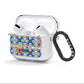 Personalised Mediterranean Fruit and Tiles AirPods Clear Case 3rd Gen Side Image