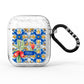 Personalised Mediterranean Fruit and Tiles AirPods Glitter Case