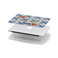 Personalised Mediterranean Fruit and Tiles Apple MacBook Case in Detail