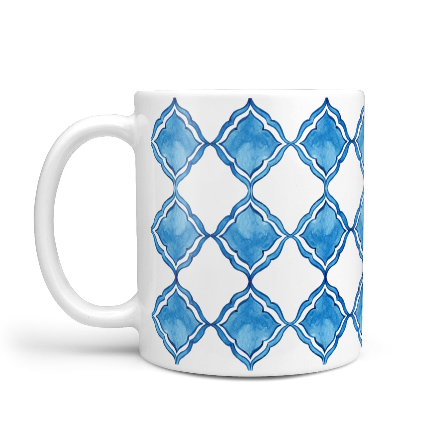 Personalised Mediterranean Tiles 10oz Mug Alternative Image 1