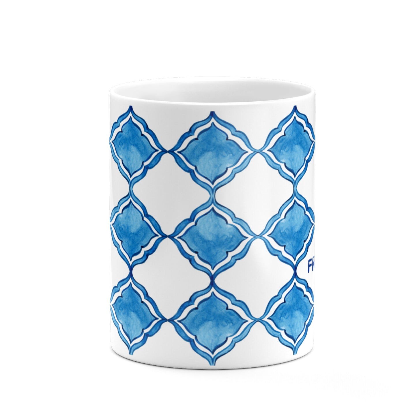 Personalised Mediterranean Tiles 10oz Mug Alternative Image 7