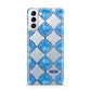 Personalised Mediterranean Tiles Samsung S21 Plus Case
