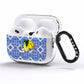 Personalised Mediterranean Tiles and Lemons AirPods Pro Clear Case Side Image