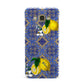 Personalised Mediterranean Tiles and Lemons Samsung Galaxy A8 Case