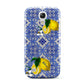 Personalised Mediterranean Tiles and Lemons Samsung Galaxy S4 Mini Case