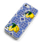 Personalised Mediterranean Tiles and Lemons iPhone 8 Bumper Case on Silver iPhone Alternative Image