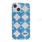 Personalised Mediterranean Tiles iPhone 13 Mini Clear Bumper Case