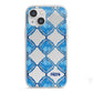 Personalised Mediterranean Tiles iPhone 13 Mini TPU Impact Case with White Edges