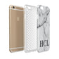 Personalised Medium Marble Initials Apple iPhone 6 3D Tough Case Expanded view