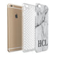 Personalised Medium Marble Initials Apple iPhone 6 Plus 3D Tough Case Expand Detail Image