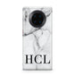 Personalised Medium Marble Initials Huawei Mate 30 Pro Phone Case