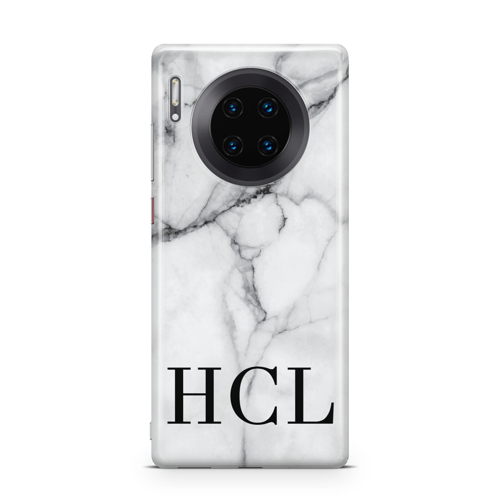 Personalised Medium Marble Initials Huawei Mate 30 Pro Phone Case