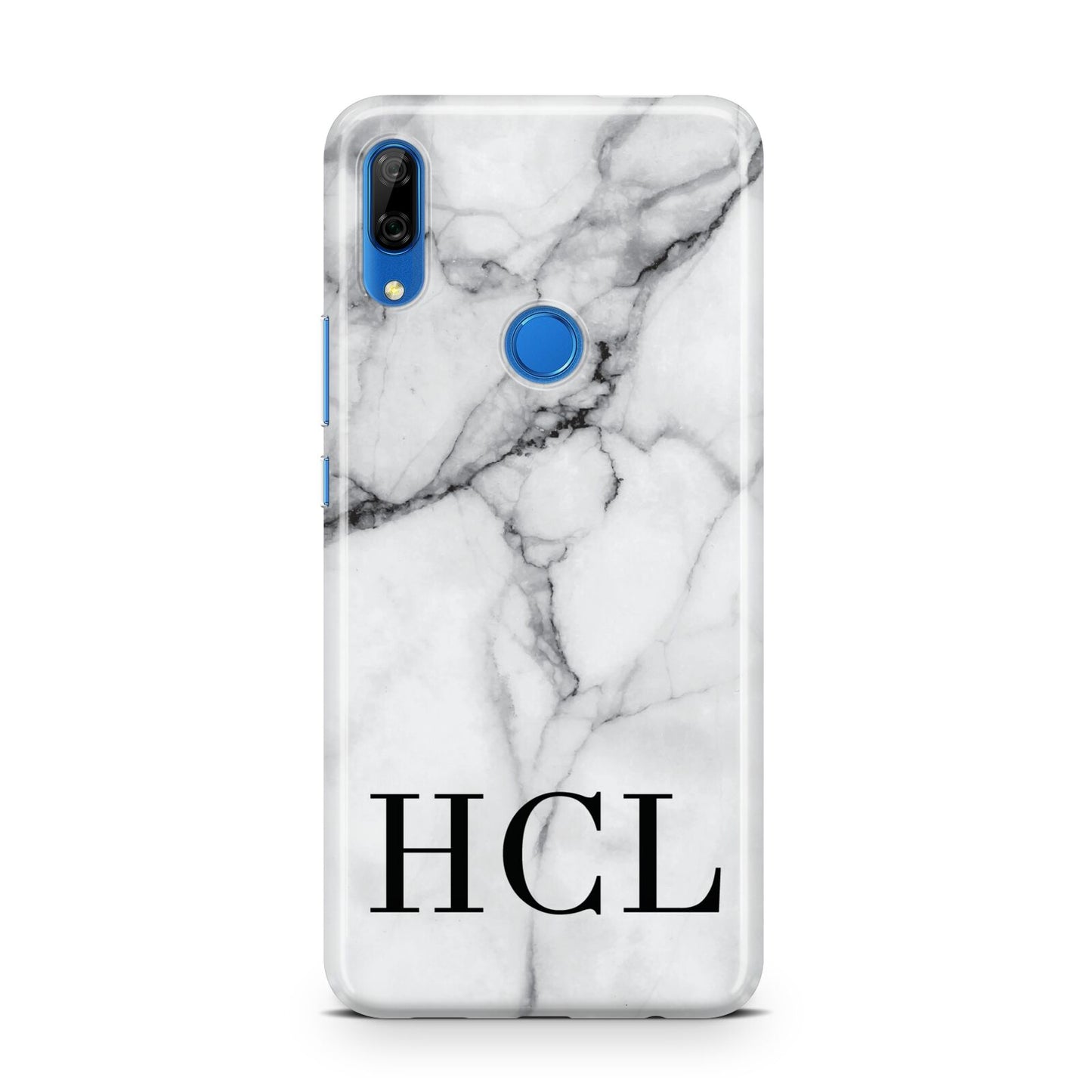 Personalised Medium Marble Initials Huawei P Smart Z