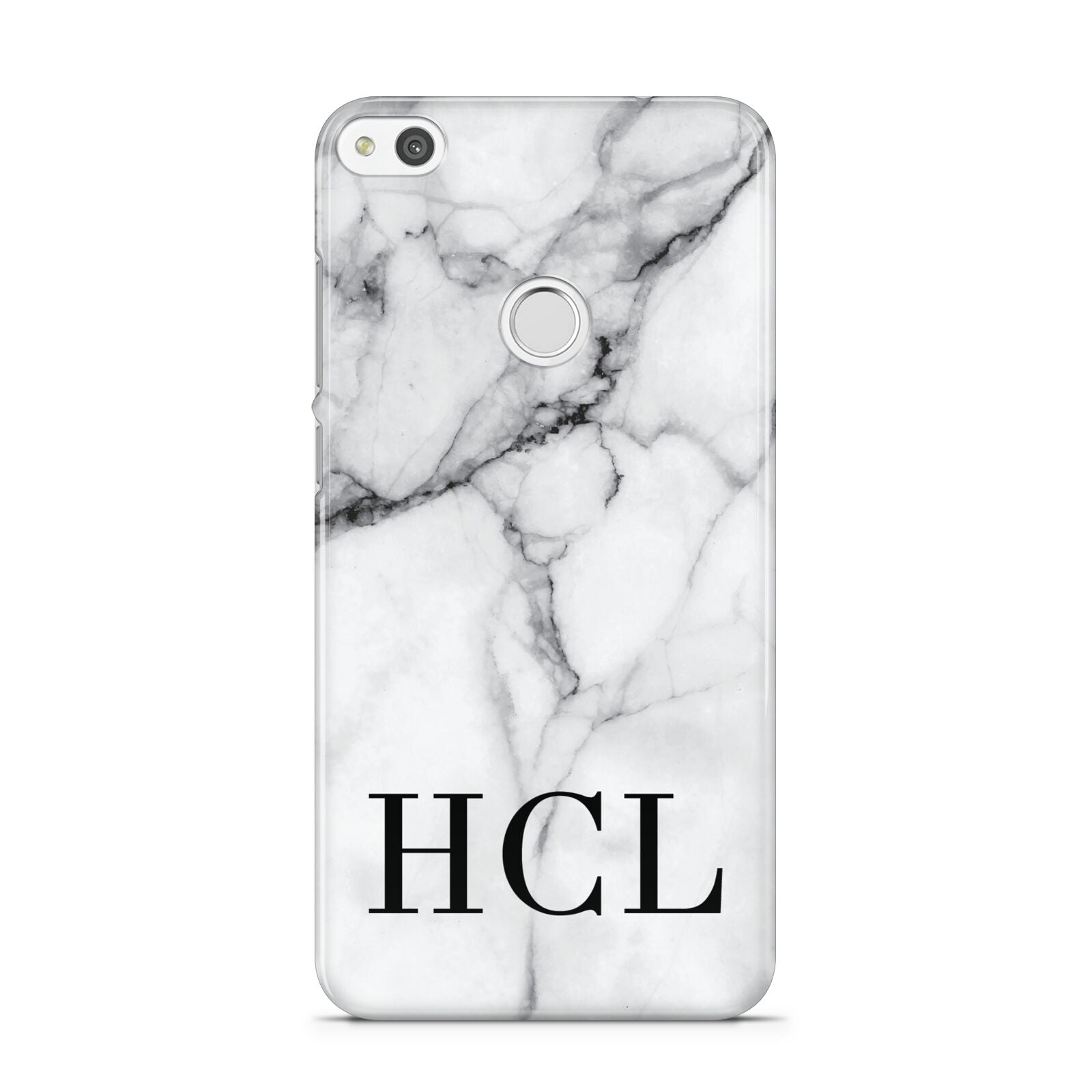 Personalised Medium Marble Initials Huawei P8 Lite Case