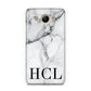 Personalised Medium Marble Initials Huawei Y3 2017