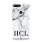 Personalised Medium Marble Initials Huawei Y7 2018