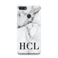 Personalised Medium Marble Initials Huawei Y9 2018