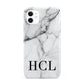 Personalised Medium Marble Initials iPhone 11 3D Tough Case