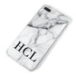 Personalised Medium Marble Initials iPhone 8 Plus Bumper Case on Silver iPhone Alternative Image