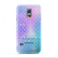 Personalised Mermaid Glitter with Names Samsung Galaxy S5 Mini Case