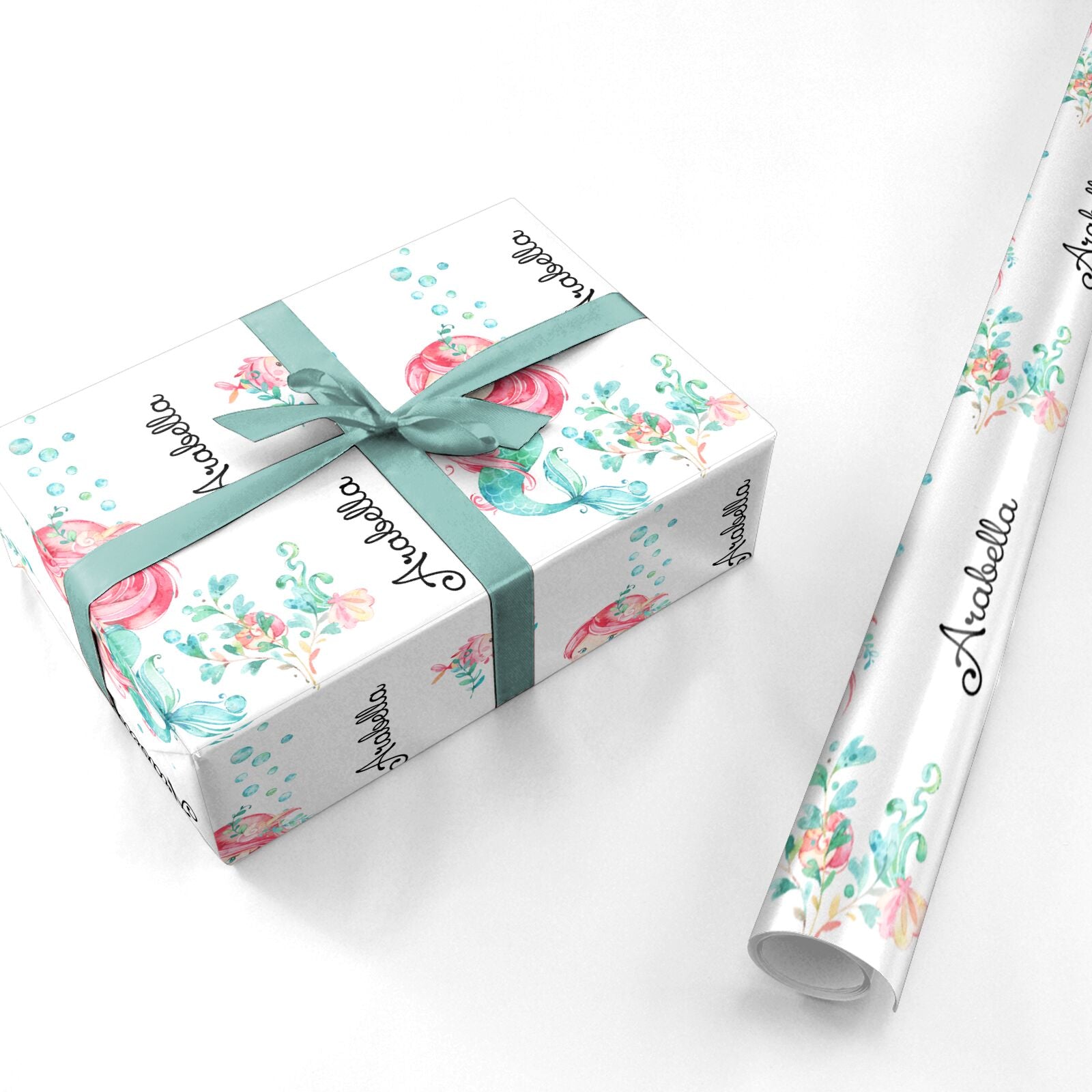 Personalised Mermaid Personalised Wrapping Paper
