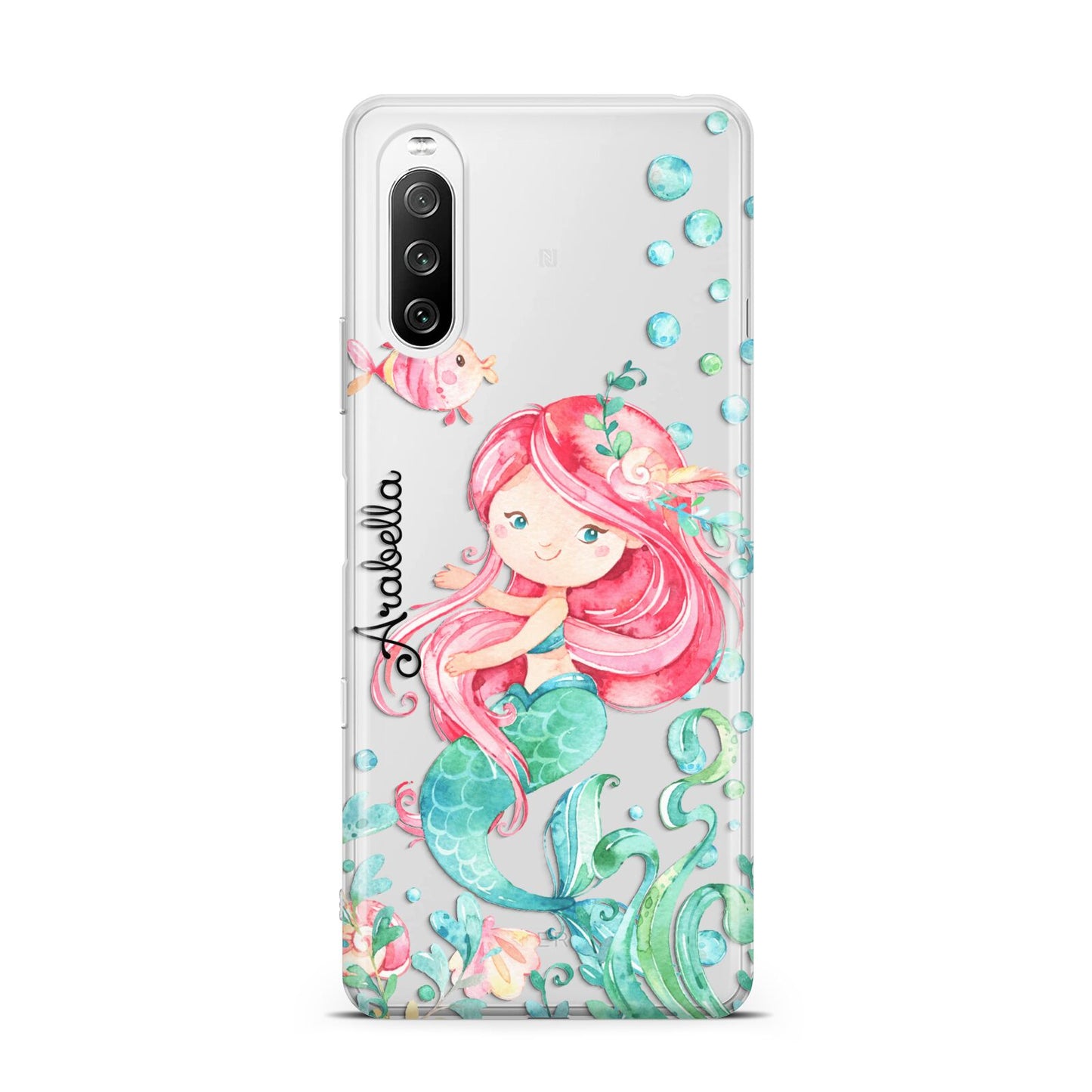 Personalised Mermaid Sony Xperia 10 III Case