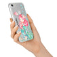 Personalised Mermaid iPhone 7 Bumper Case on Silver iPhone Alternative Image
