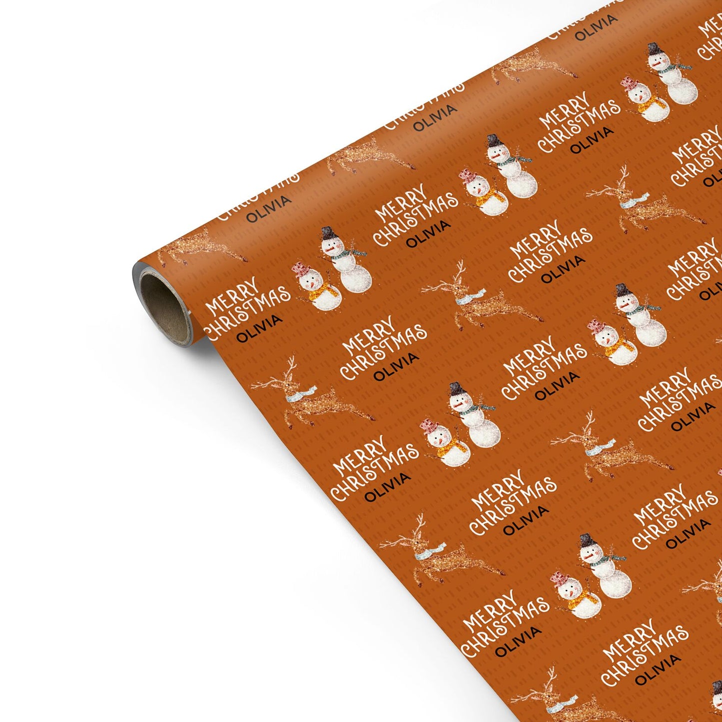 Personalised Merry Christmas Personalised Gift Wrap