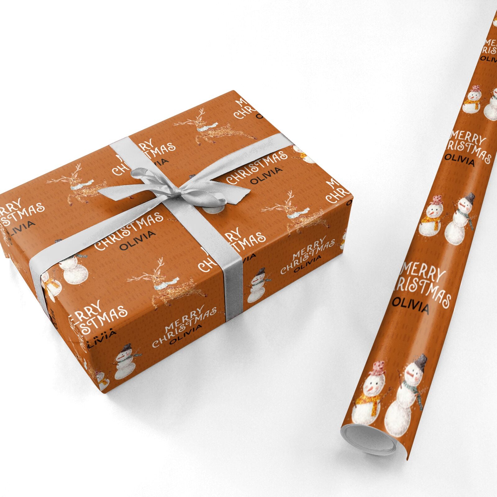 Personalised Merry Christmas Personalised Wrapping Paper