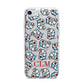 Personalised Milk Carton Initials iPhone 7 Bumper Case on Silver iPhone