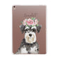 Personalised Miniature Schnauzer Apple iPad Rose Gold Case