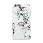 Personalised Mint Crown Initials Marble Apple iPhone 6 Plus 3D Tough Case