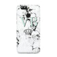 Personalised Mint Crown Initials Marble Huawei Nova 2s Phone Case